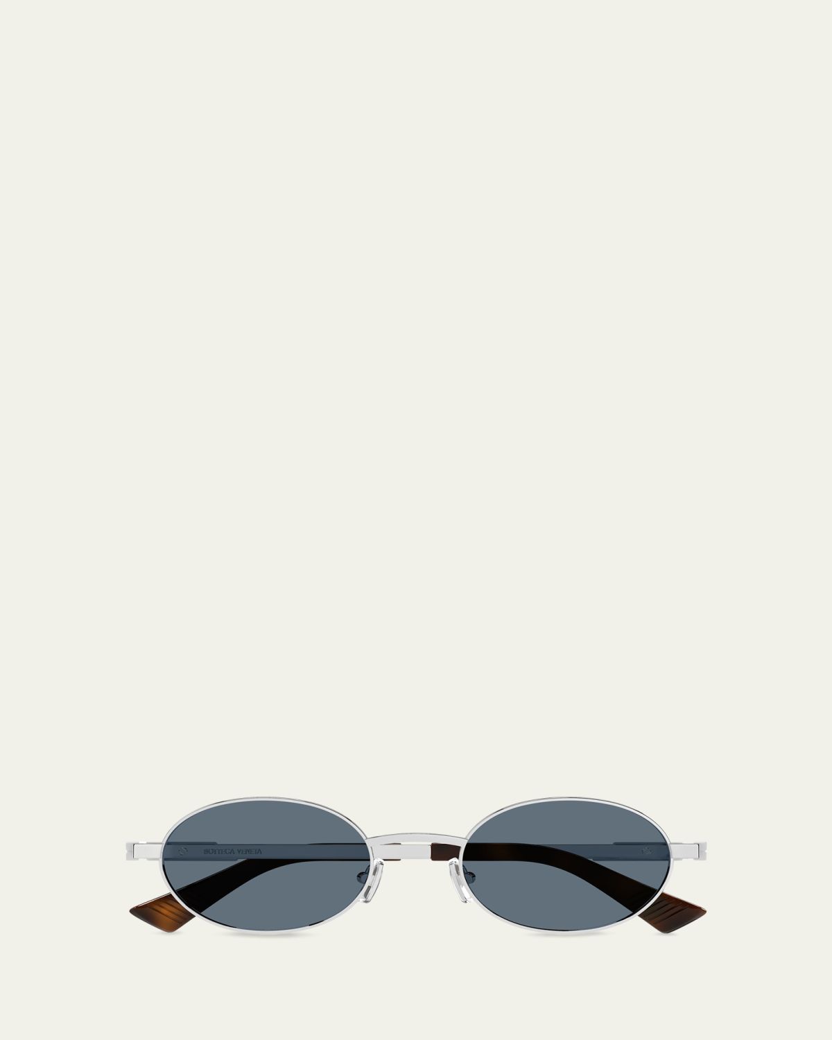 Bottega Veneta 52mm Oval Metal Sunglasses