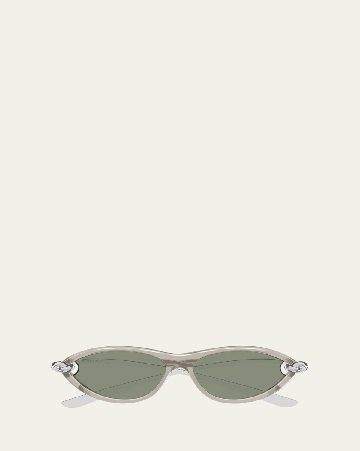Bottega Veneta Knot 56mm Acetate & Metal Cat-Eye Sunglasses