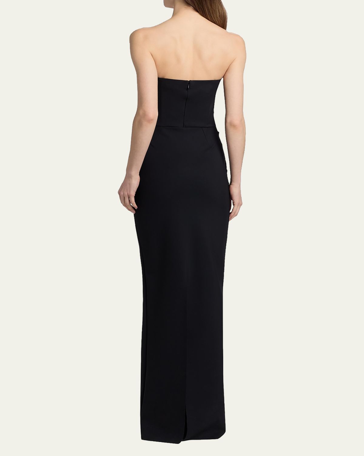 Chiara Boni La Petite Robe Nitra Strapless Bead Applique Column Gown | Thumbnail 3