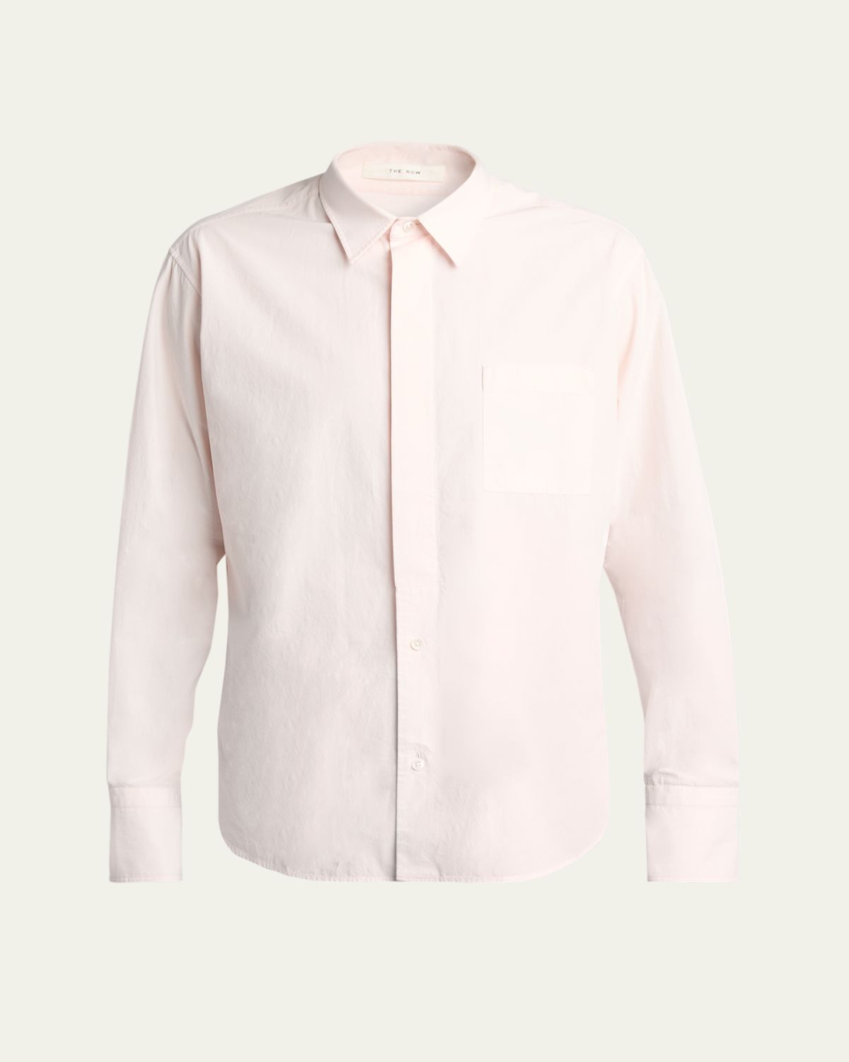 THE ROW Men's Marek Cotton Poplin Button-Down Shirt