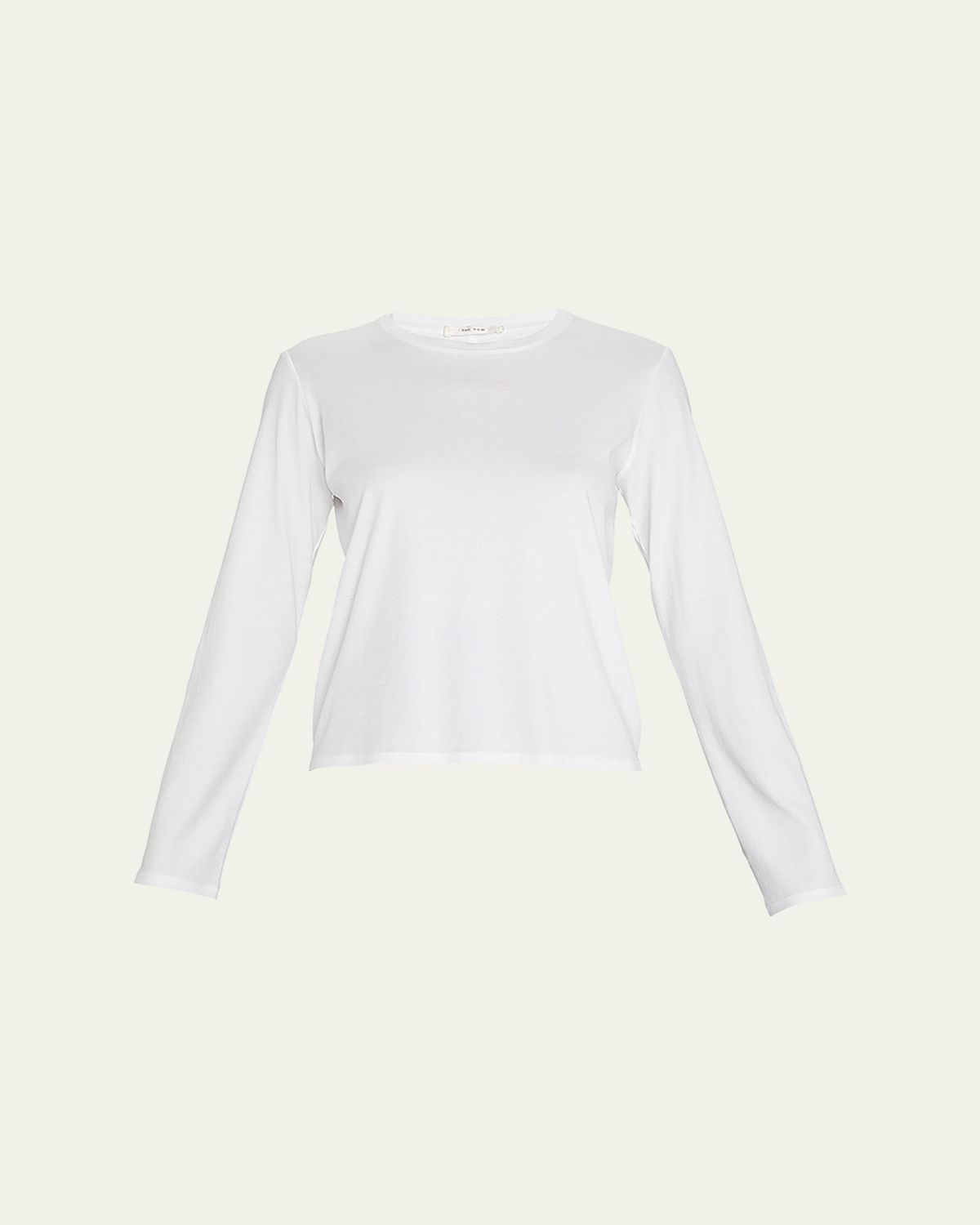THE ROW Sherman Cotton Jersey Long-Sleeve T-Shirt