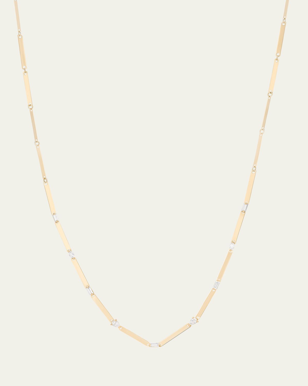 Lana 14K Multi Solo Diamond Fancy Link Necklace | Thumbnail 3