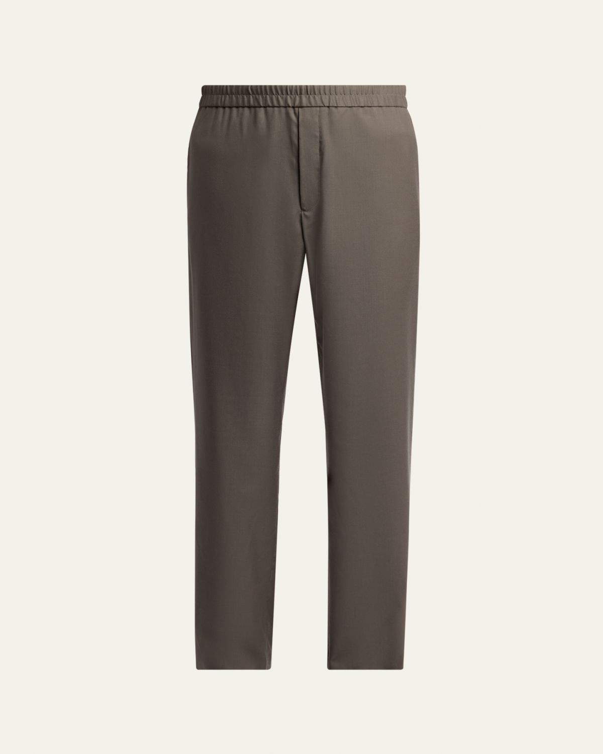 THE ROW Men's Tosca Straight-Leg Wool-Silk Pants