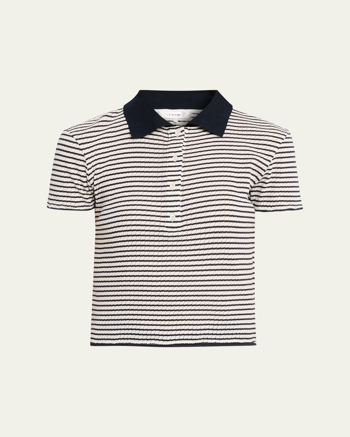 FRAME The Pointelle Polo