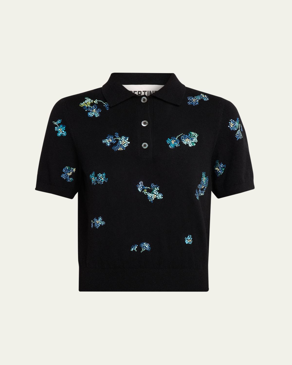 Libertine Bluebell Lane Cashmere Polo Sweater