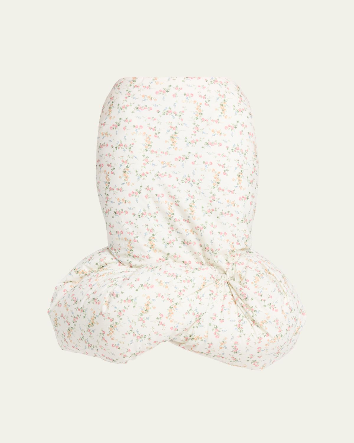 Marc Jacobs Runway Floral Print Padded Bubble Hem Skirt