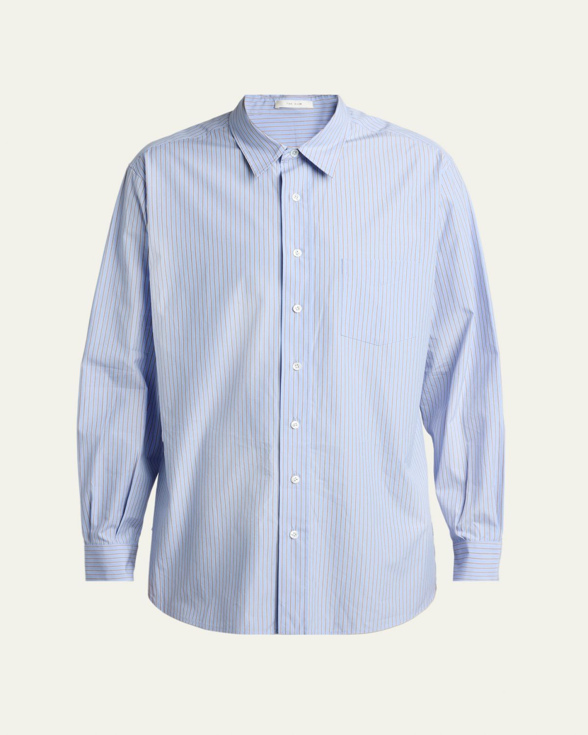 THE ROW Men's Kardiff Cotton Stripe Button-Down Shirt