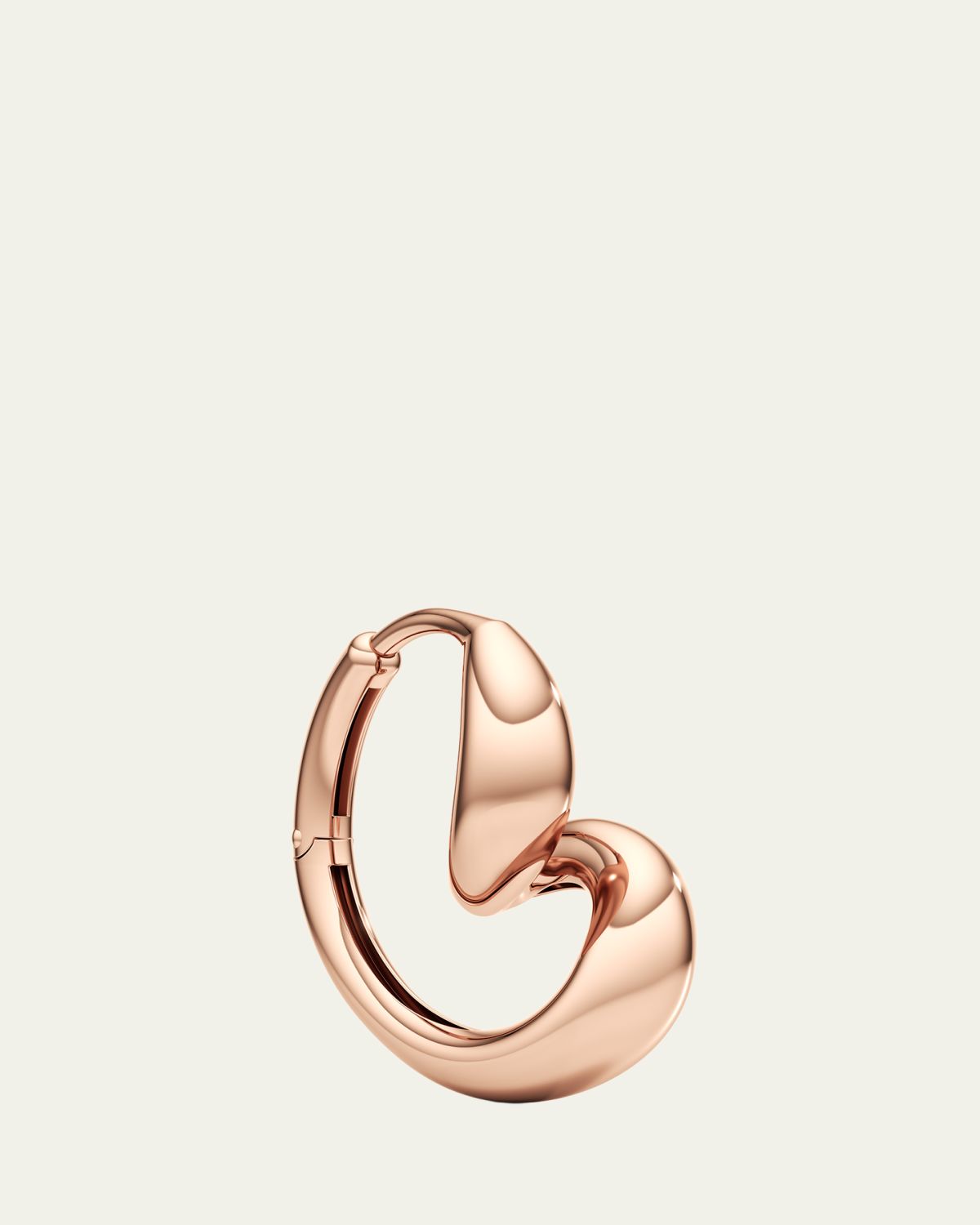 Unsaid Whirlwind Hoop Earrings in 18K Rose Gold