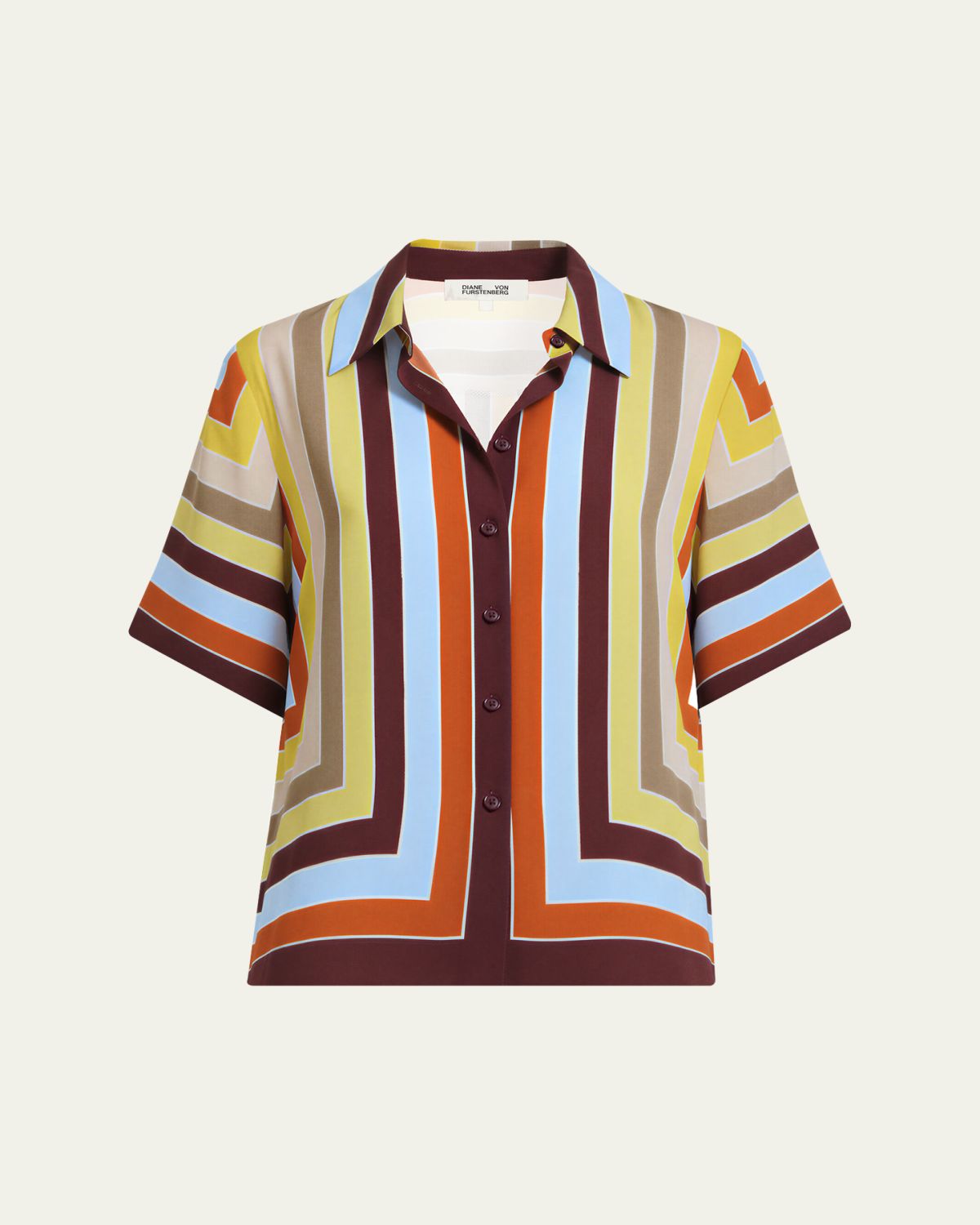 Diane von Furstenberg Alexa Striped Silk Shirt | Thumbnail 6