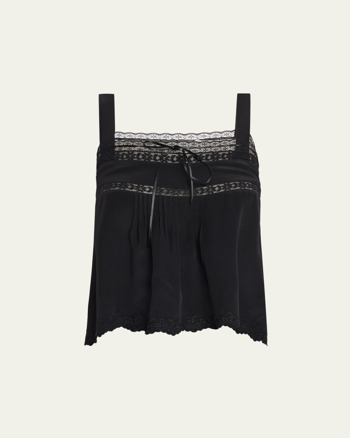 Ciao Lucia Euri Silk Lace Top