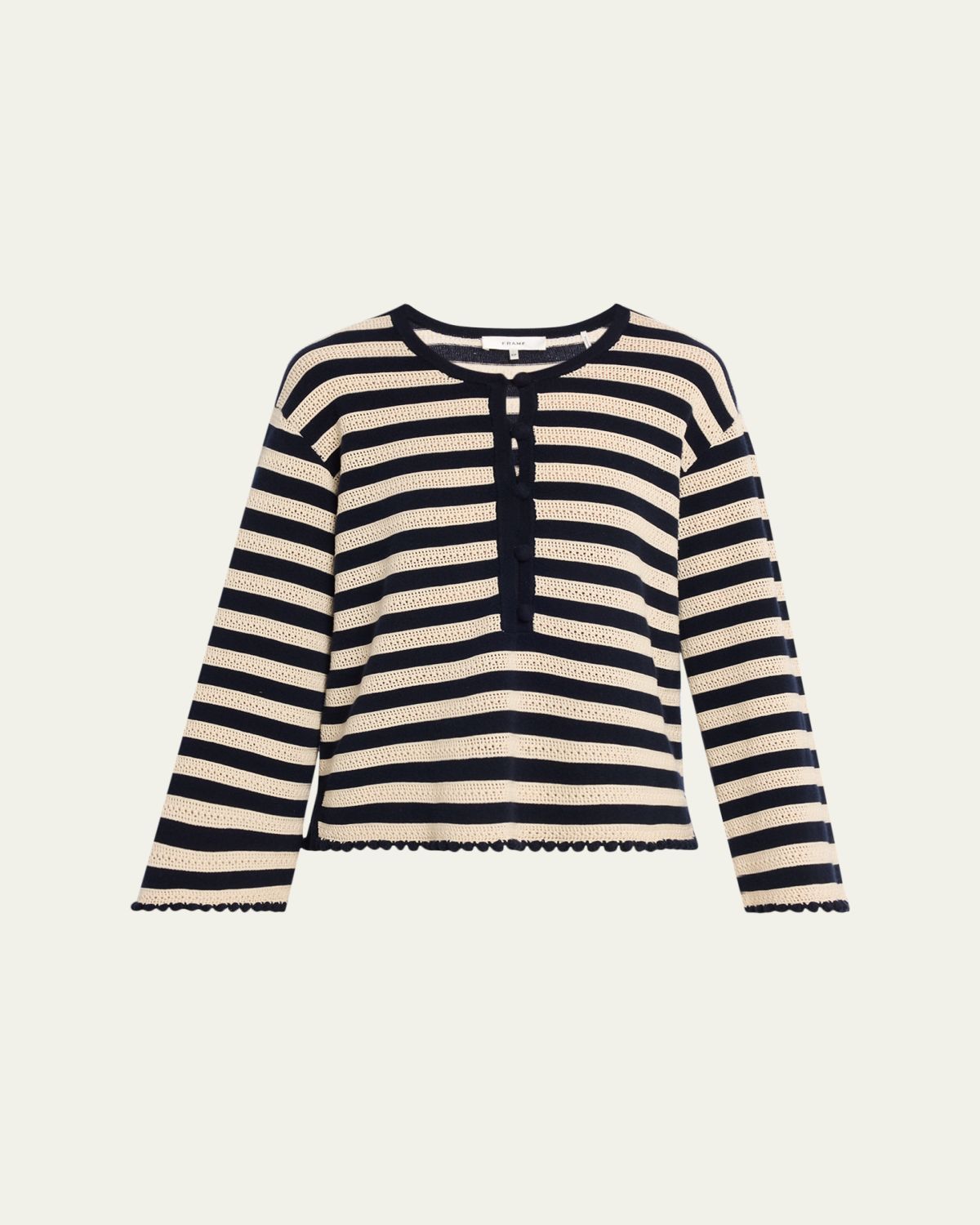 FRAME The Easy Captain Pullover | Thumbnail 6 FRAME The Easy Captain Pullover | Thumbnail 6