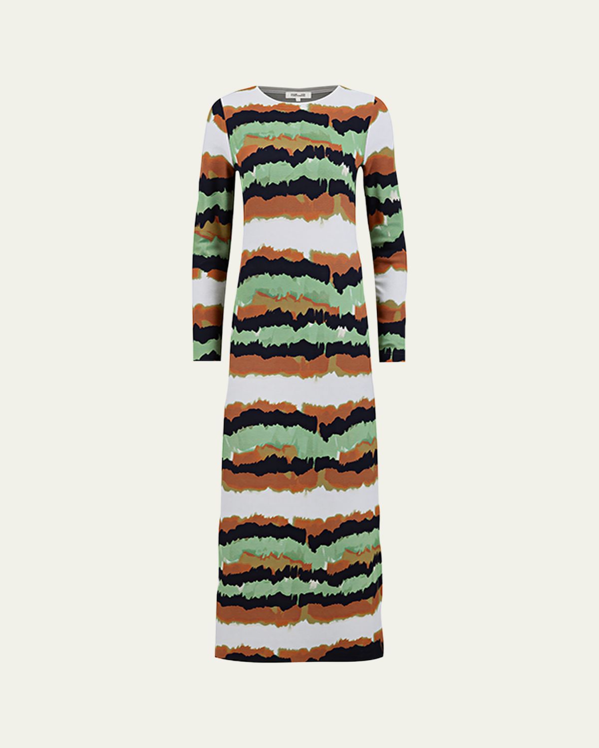 Diane von Furstenberg Robin Watercolor-Print Column Maxi Dress | Thumbnail 10