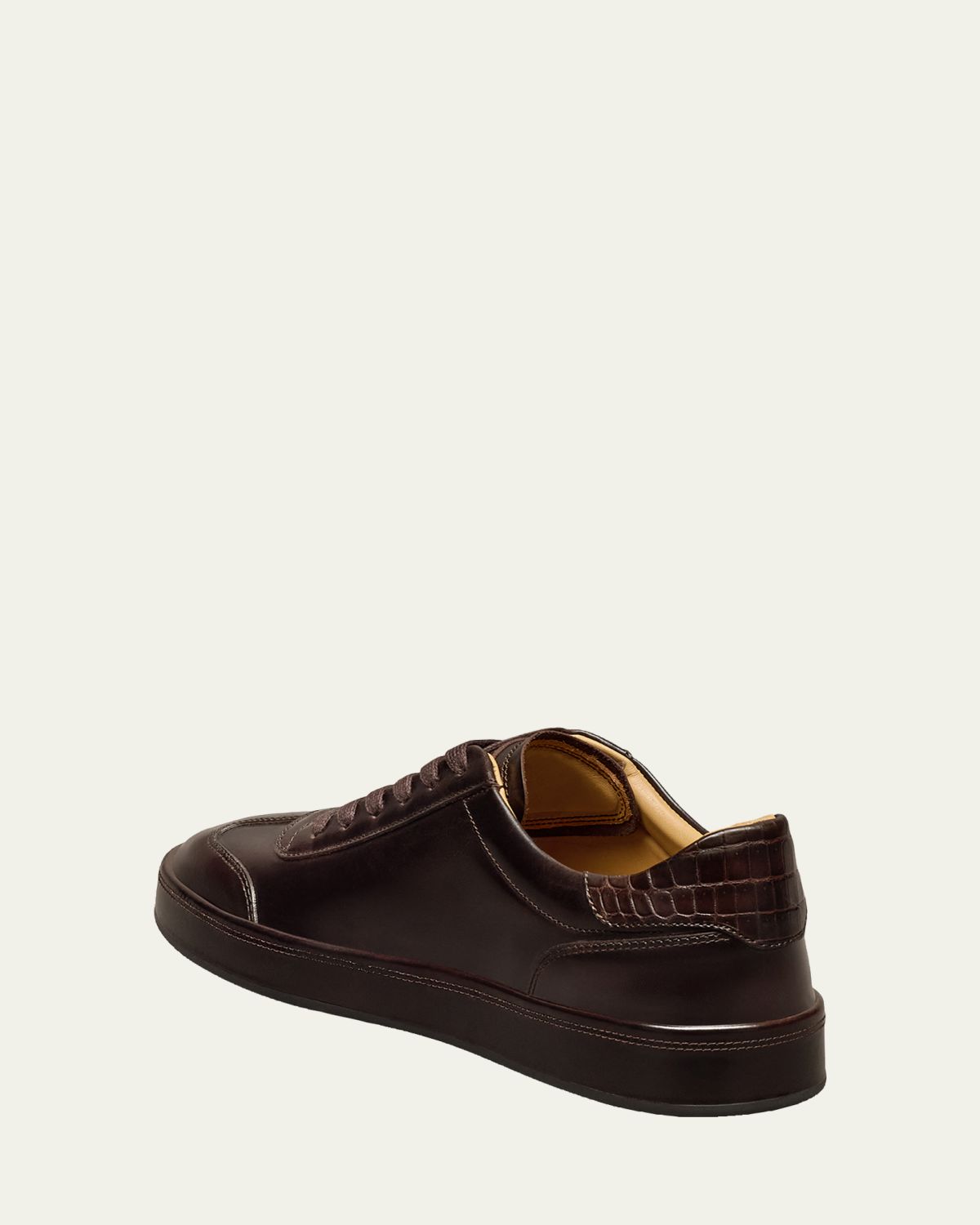 Allen Edmonds Men's Hawthorne Leather T-Toe Low-Top Sneakers | Thumbnail 3