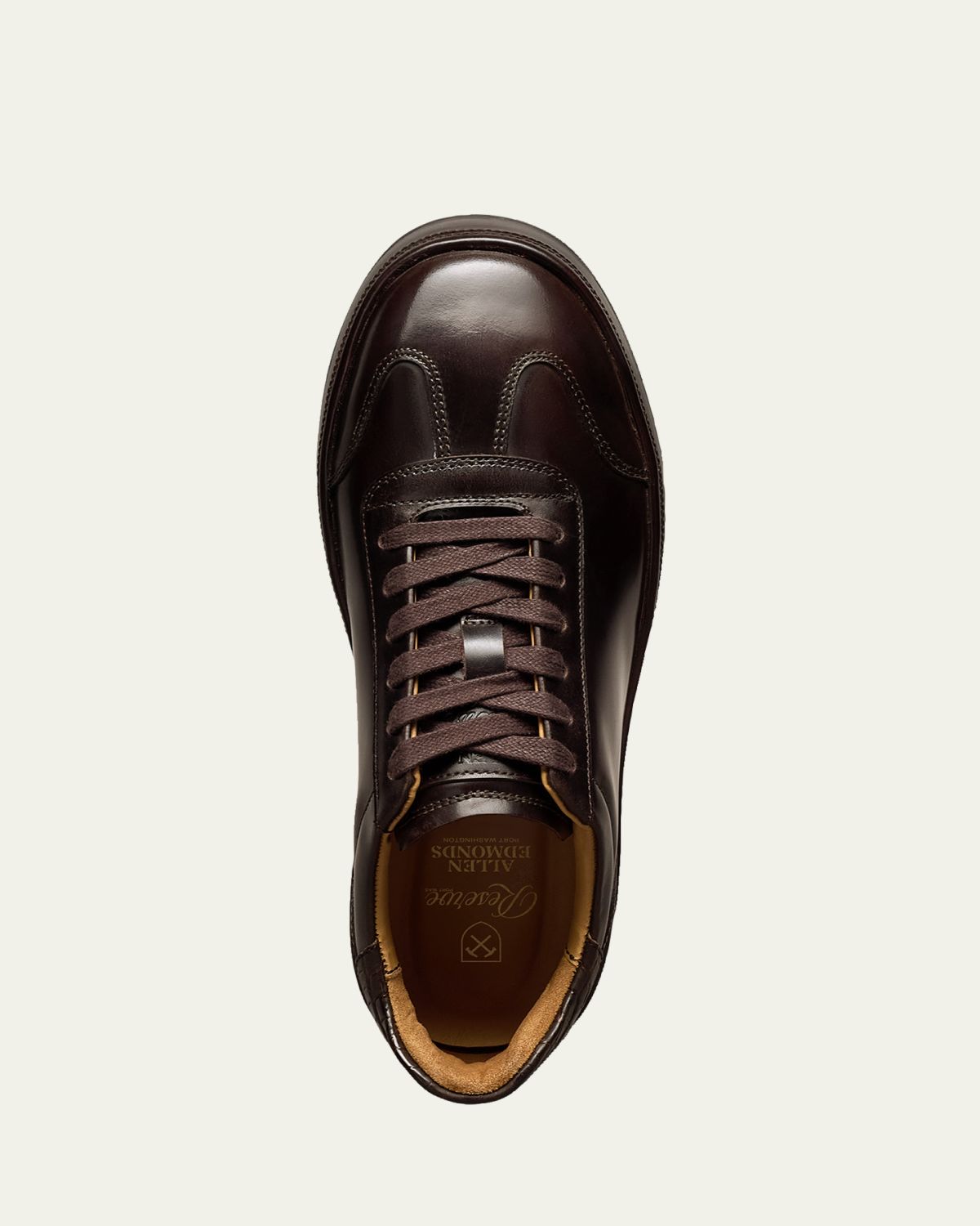 Allen Edmonds Men's Hawthorne Leather T-Toe Low-Top Sneakers | Thumbnail 4