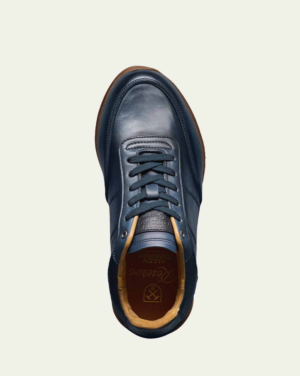 Allen Edmonds Men's Brentwood Patina Leather Low-Top Sneakers | Thumbnail 4