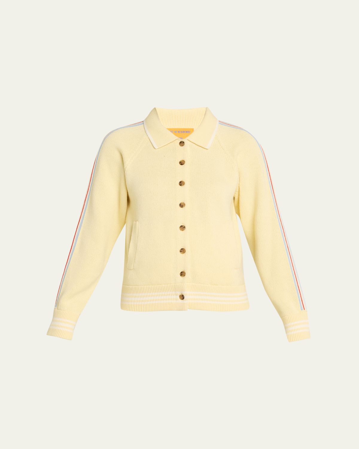 Guest in Residence Varsity Cashmere-Cotton Jacket