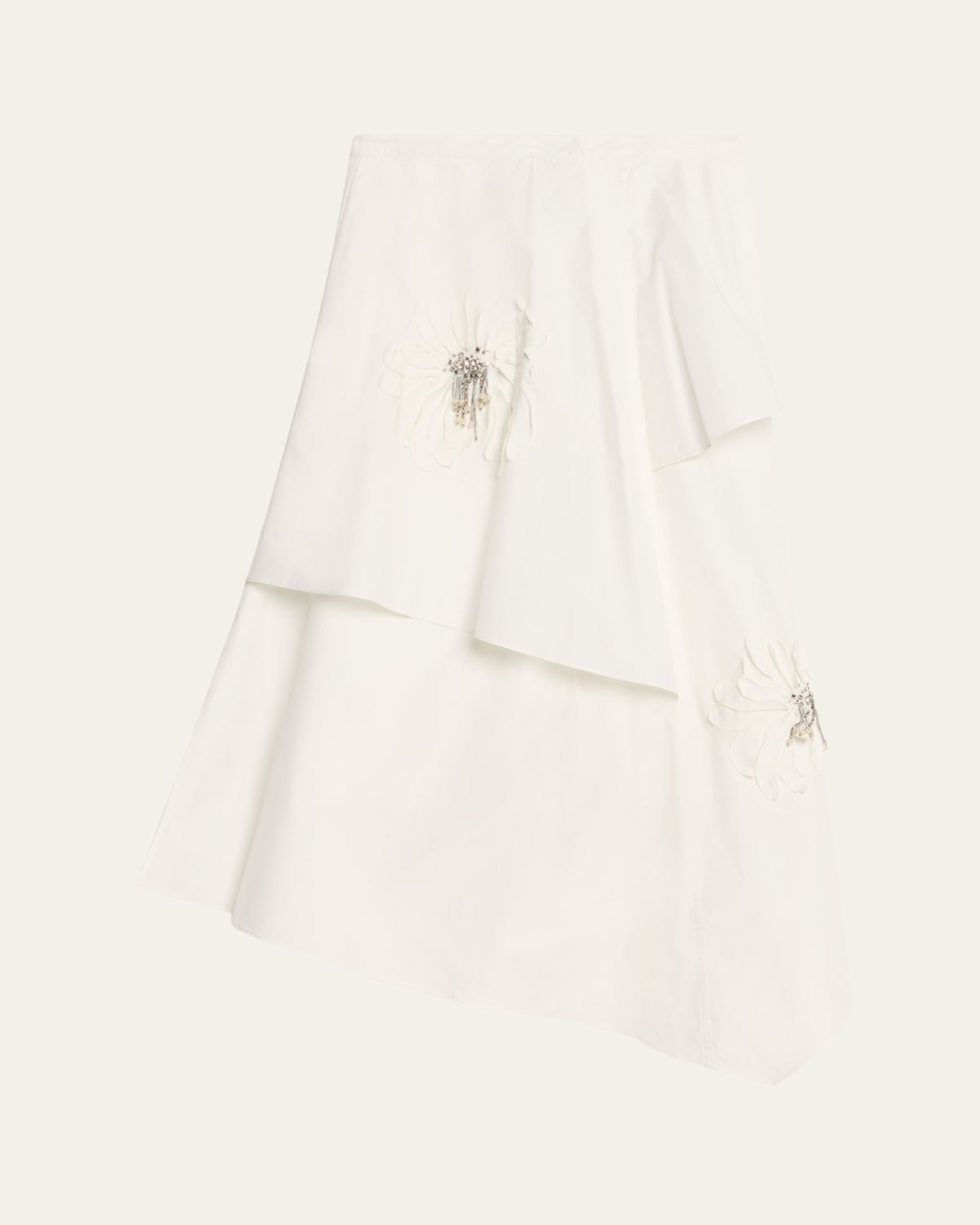 3.1 Phillip Lim Embellished Layered Midi Skirt