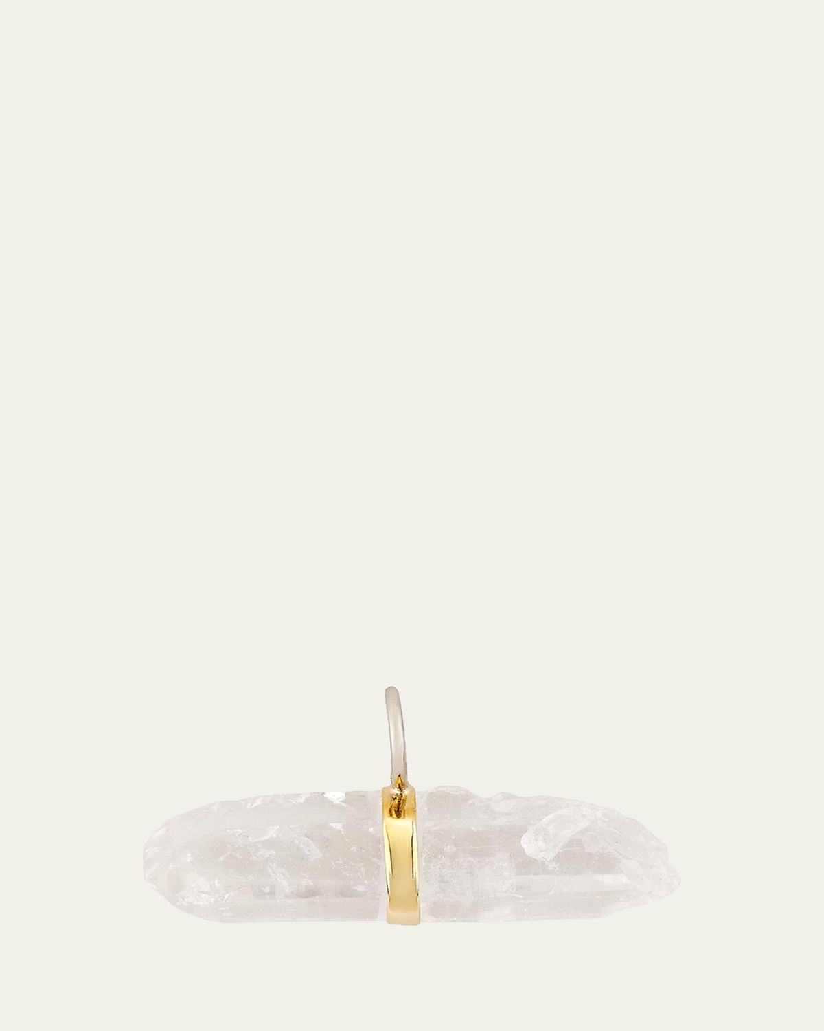 JIA JIA 14K Crystal Quartz Bar Charm | Thumbnail 3