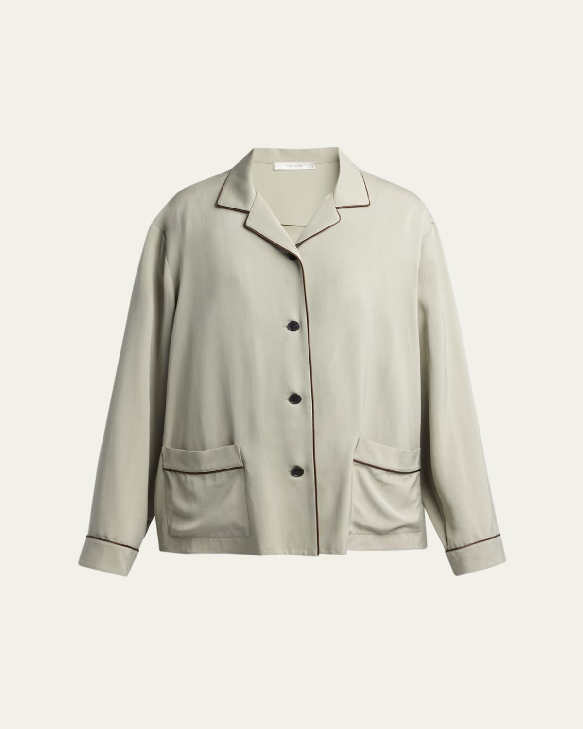 THE ROW Clarinda Silk Pajama Shirt