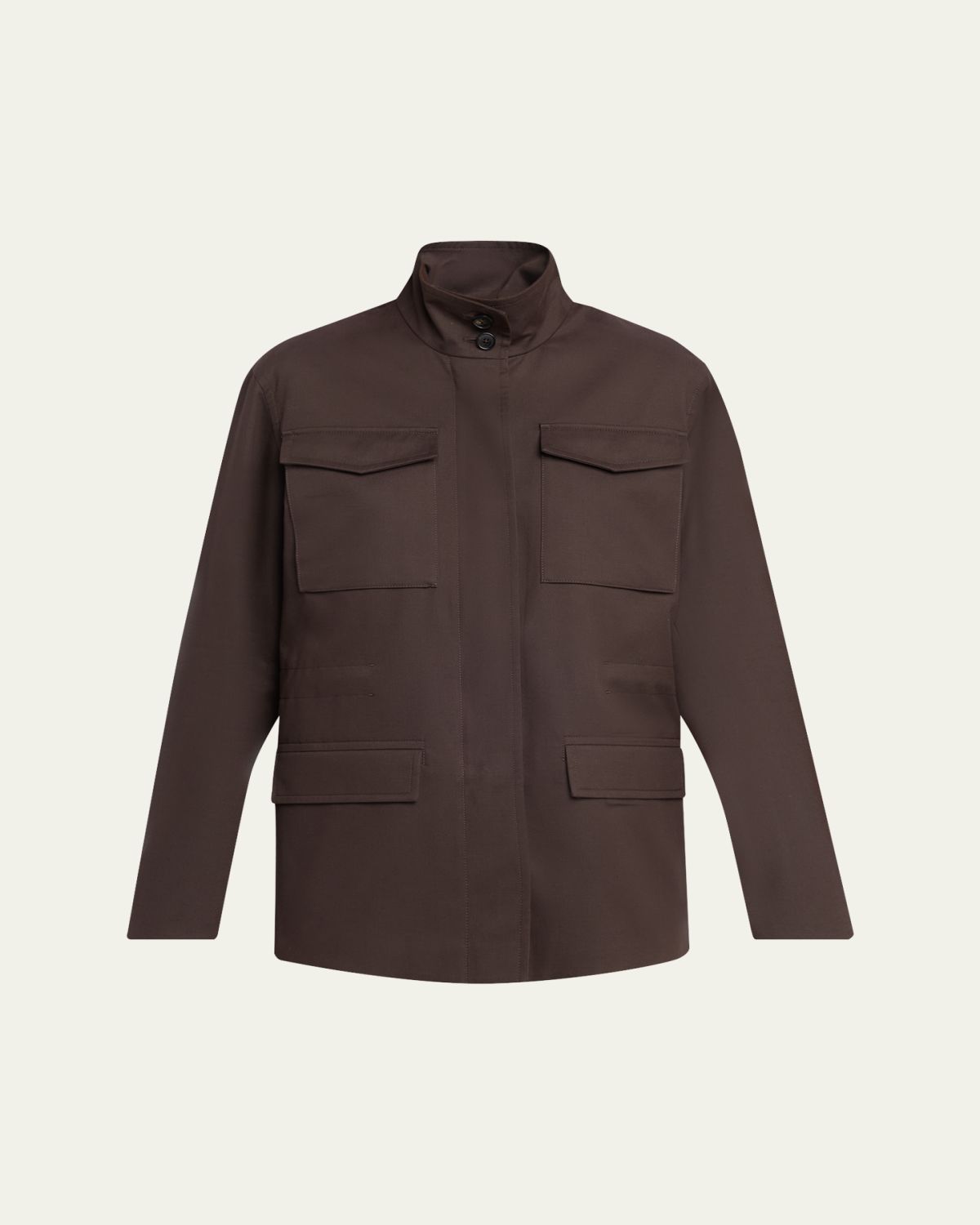 THE ROW Floriane Cotton-Cashmere Utility Jacket | Thumbnail 6
