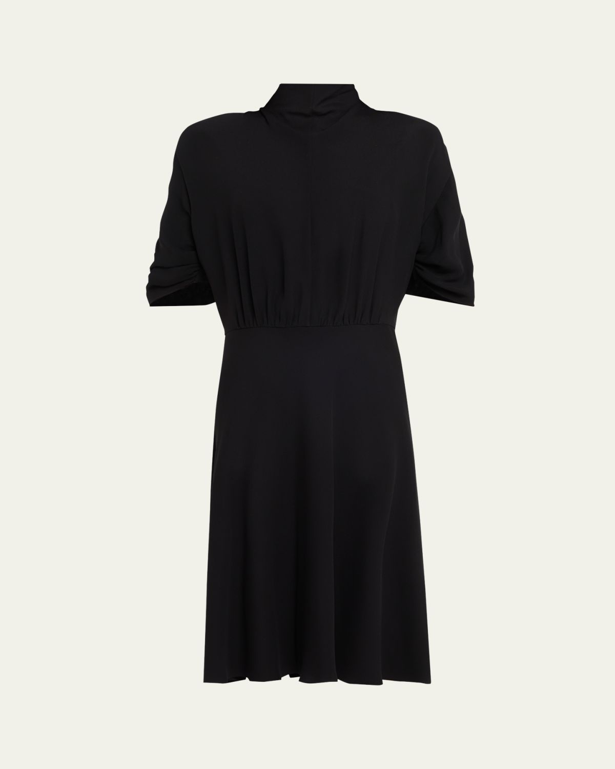 THE ROW Emmeline Short-Sleeve Silk Midi Dress