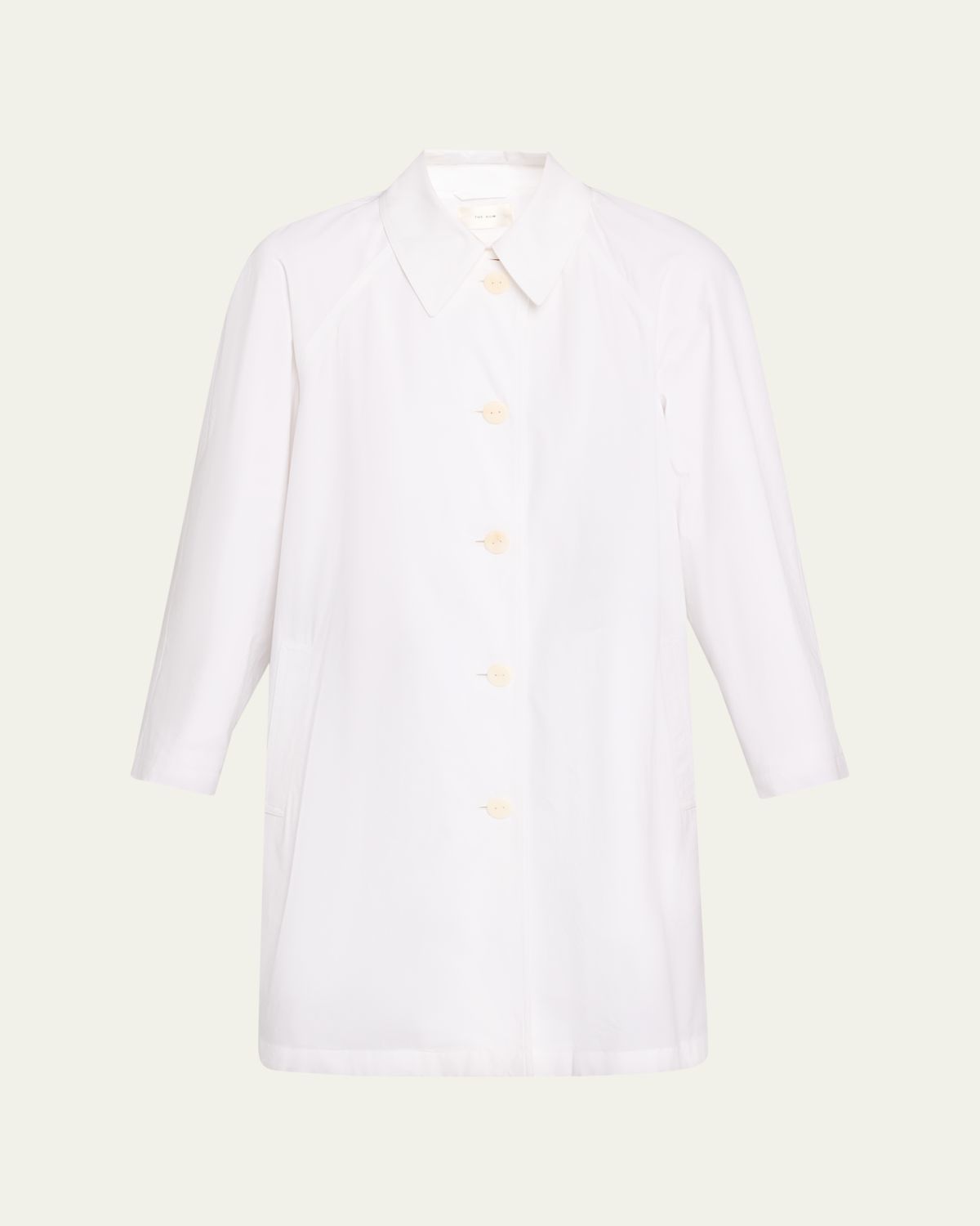 THE ROW Hawkins Cotton Single-Breasted Coat