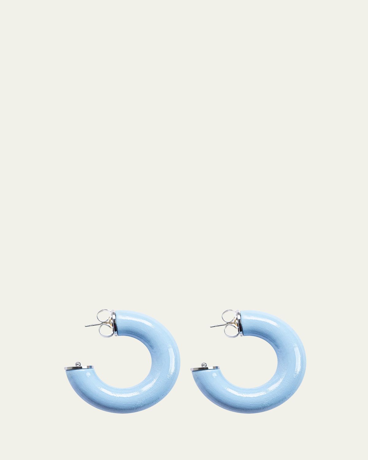Saule Label Alba Hoop Earrings in Skyfall