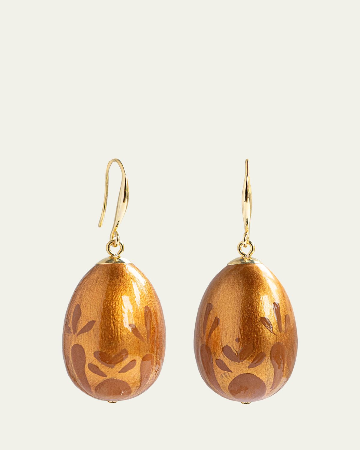 Saule Label Nova Earrings in Molten Copper