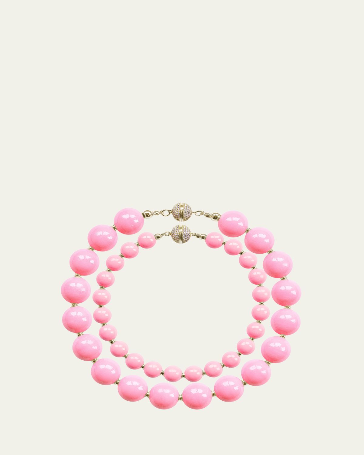 Saule Label Siena Necklaces in Taffy, Set of 2
