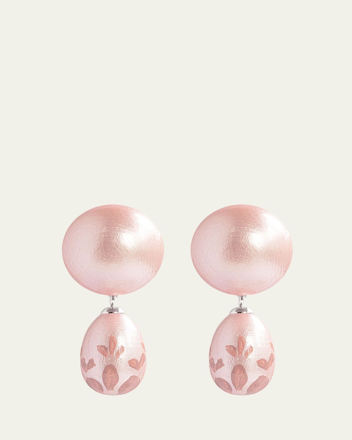 Saule Label Calista Earrings in Nectar Pink