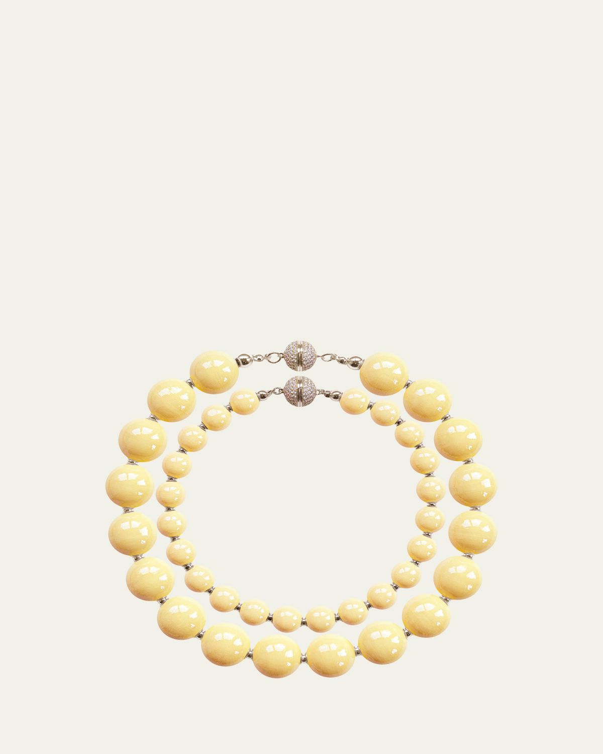 Saule Label Siena Necklaces in Buttercup, Set of 2