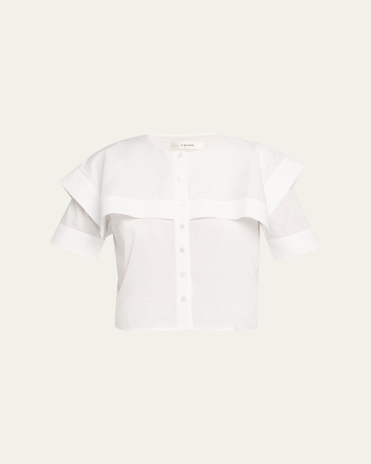 FRAME The Sleek Cape Shirt