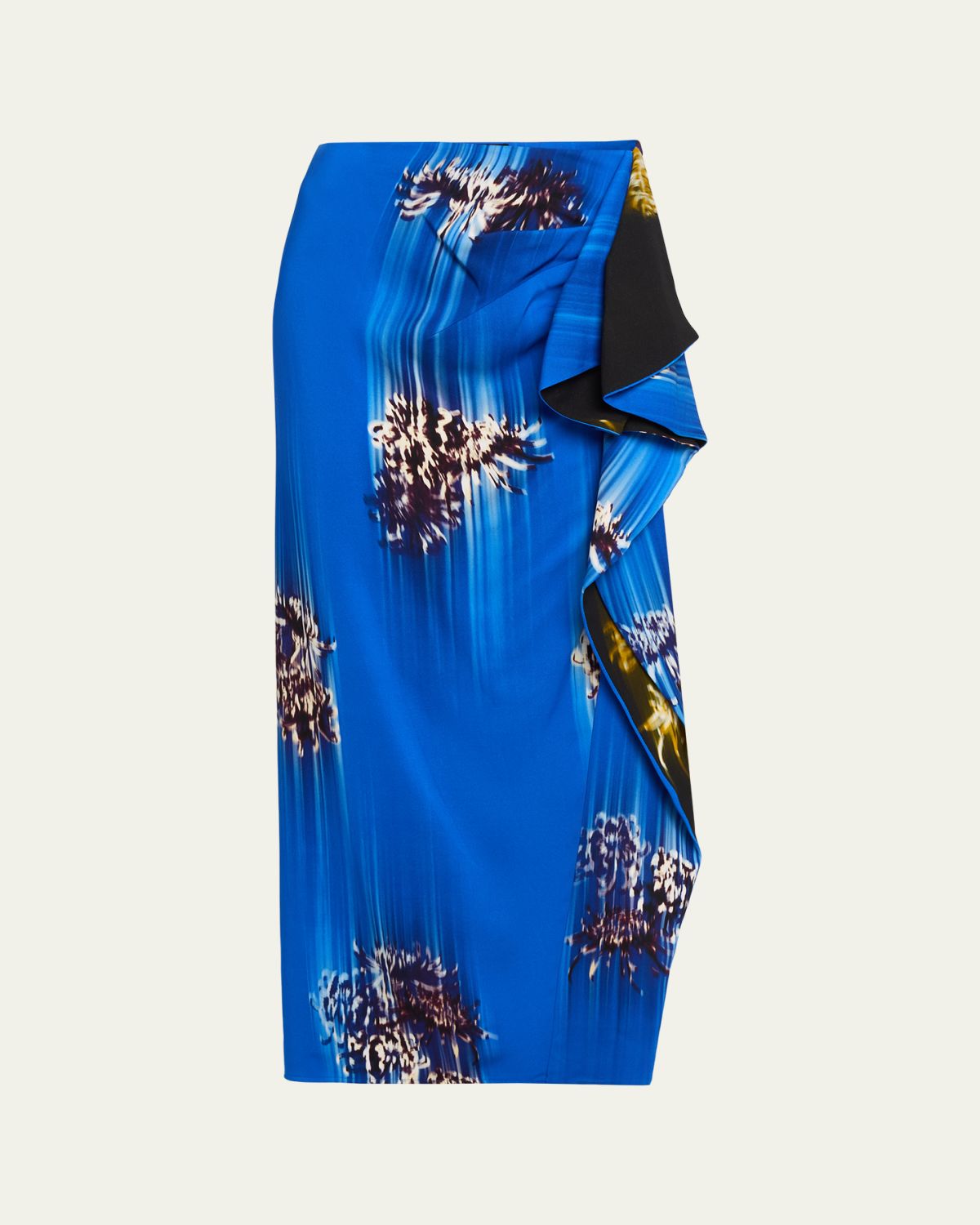 Proenza Schouler Cella Printed Double Crepe Skirt