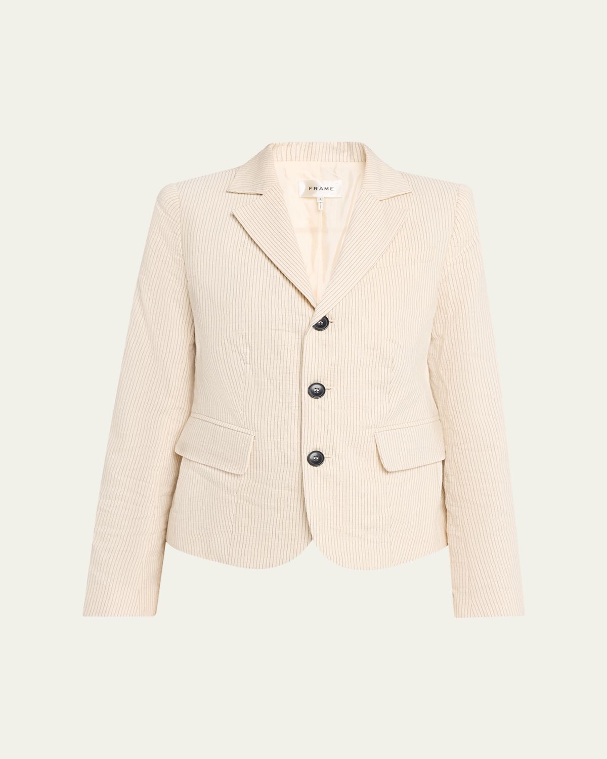 FRAME The Striped Smart Blazer