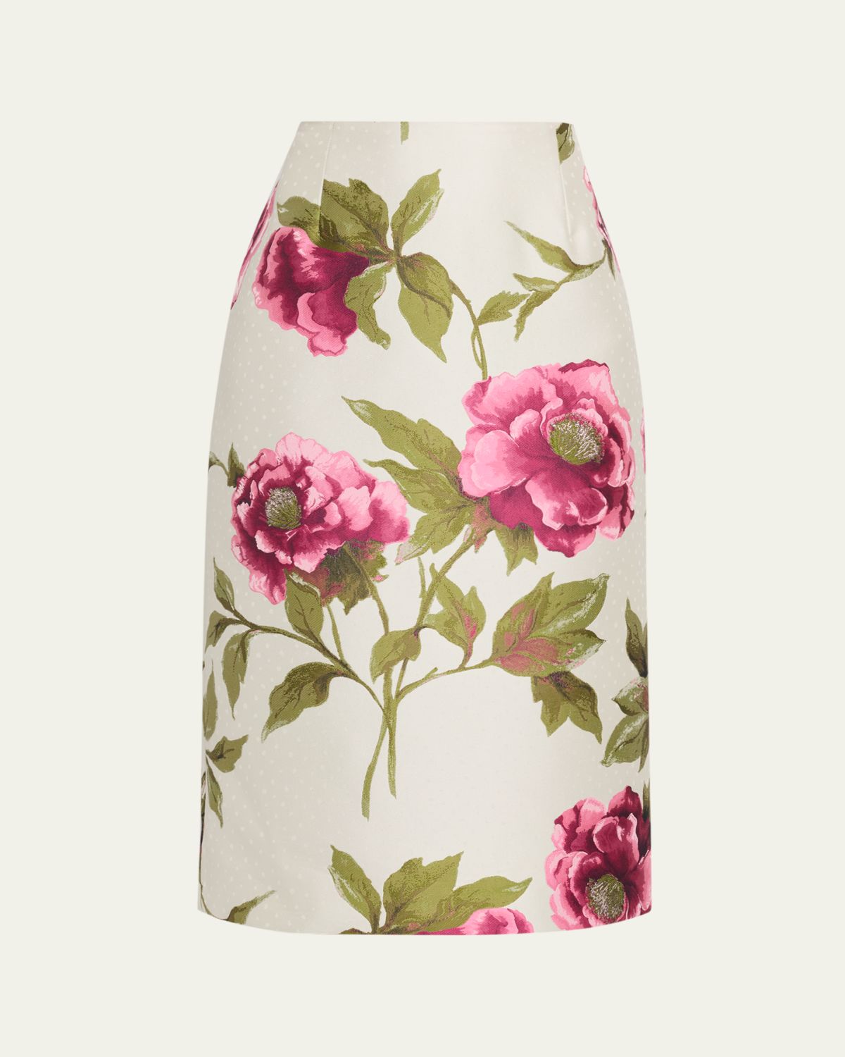 Carolina Herrera Floral Jacquard Midi Pencil Skirt | Thumbnail 6 Carolina Herrera Floral Jacquard Midi Pencil Skirt | Thumbnail 6