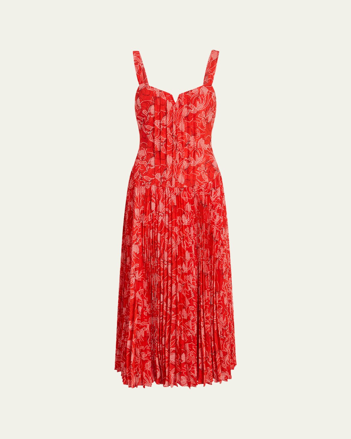 Cinq a Sept Pascual Botanical Floral Dress | Thumbnail 6 Cinq a Sept Pascual Botanical Floral Dress | Thumbnail 6