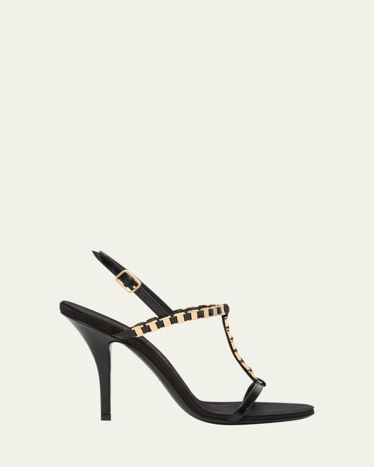 Ferragamo 95mm Estea Gancini Leather Sandals