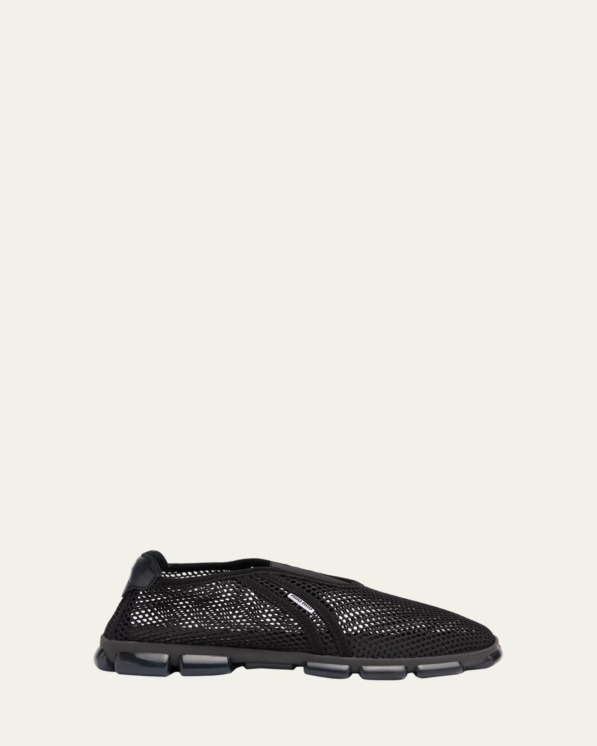 Miu Miu Rete Mesh Slip-On Shoes
