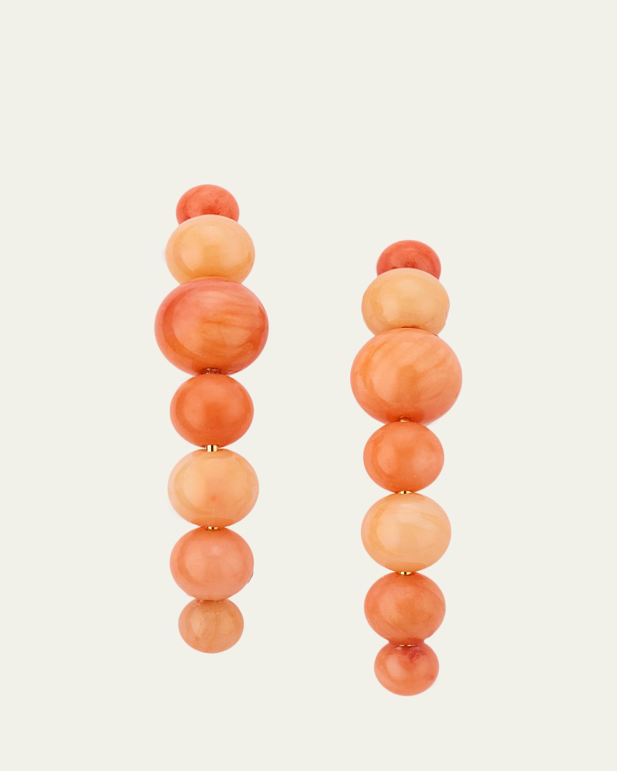 Beatriz Palacios Coral Arch Earrings