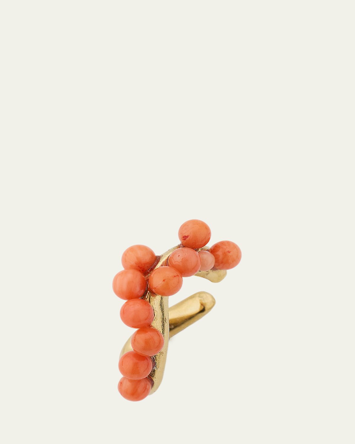 Beatriz Palacios Coral Wave Link Ear Cuff, Single