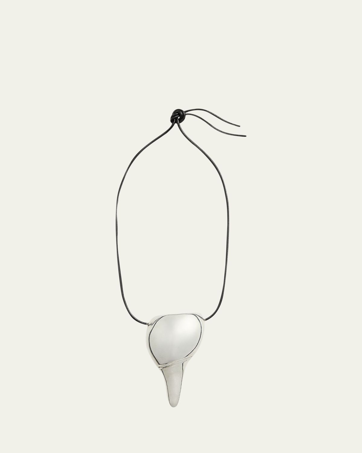 Ralph Lauren Collection Silver-Tone Shell Pendant Necklace