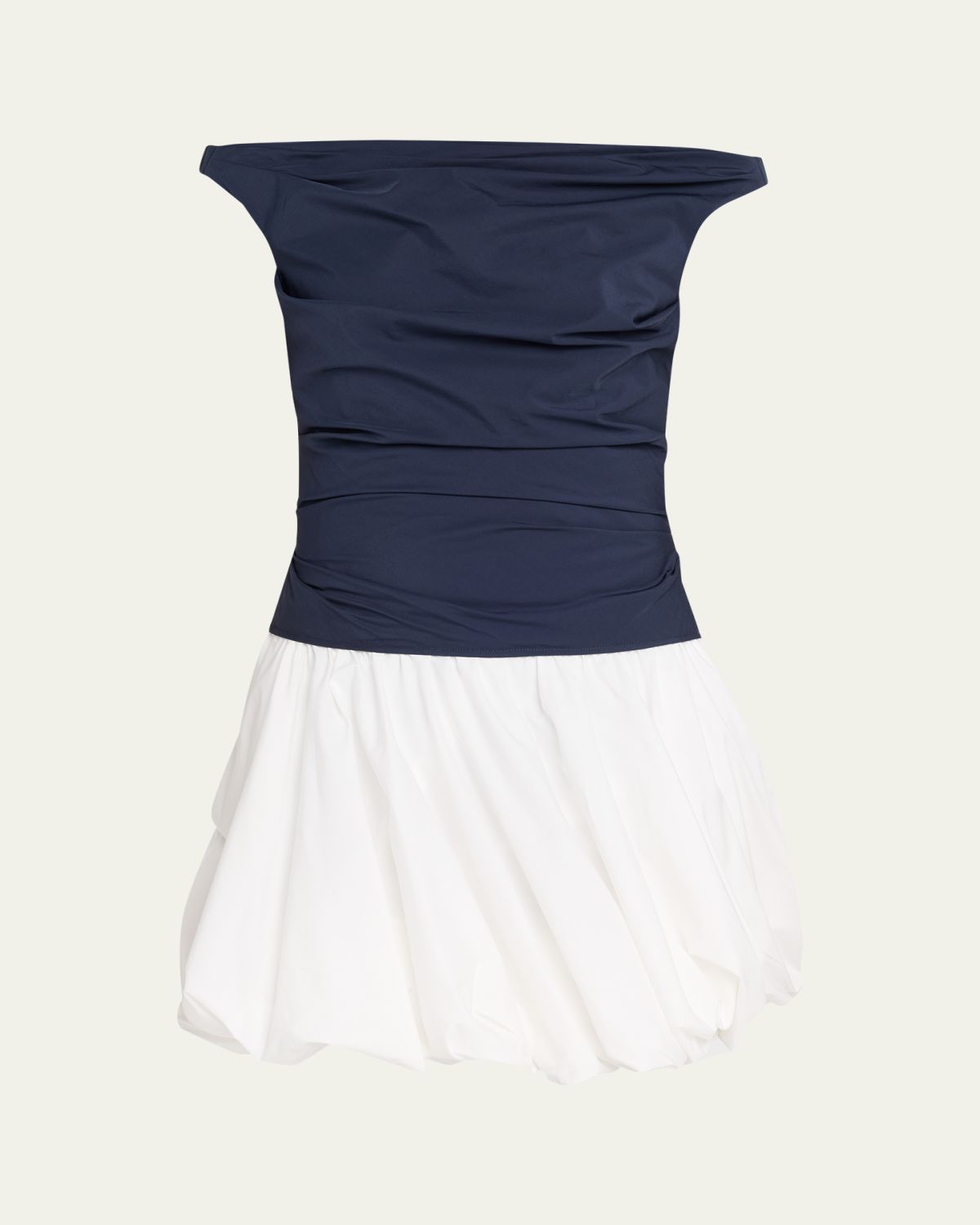 SIMKHAI Salina Cotton Bubble Mini Dress