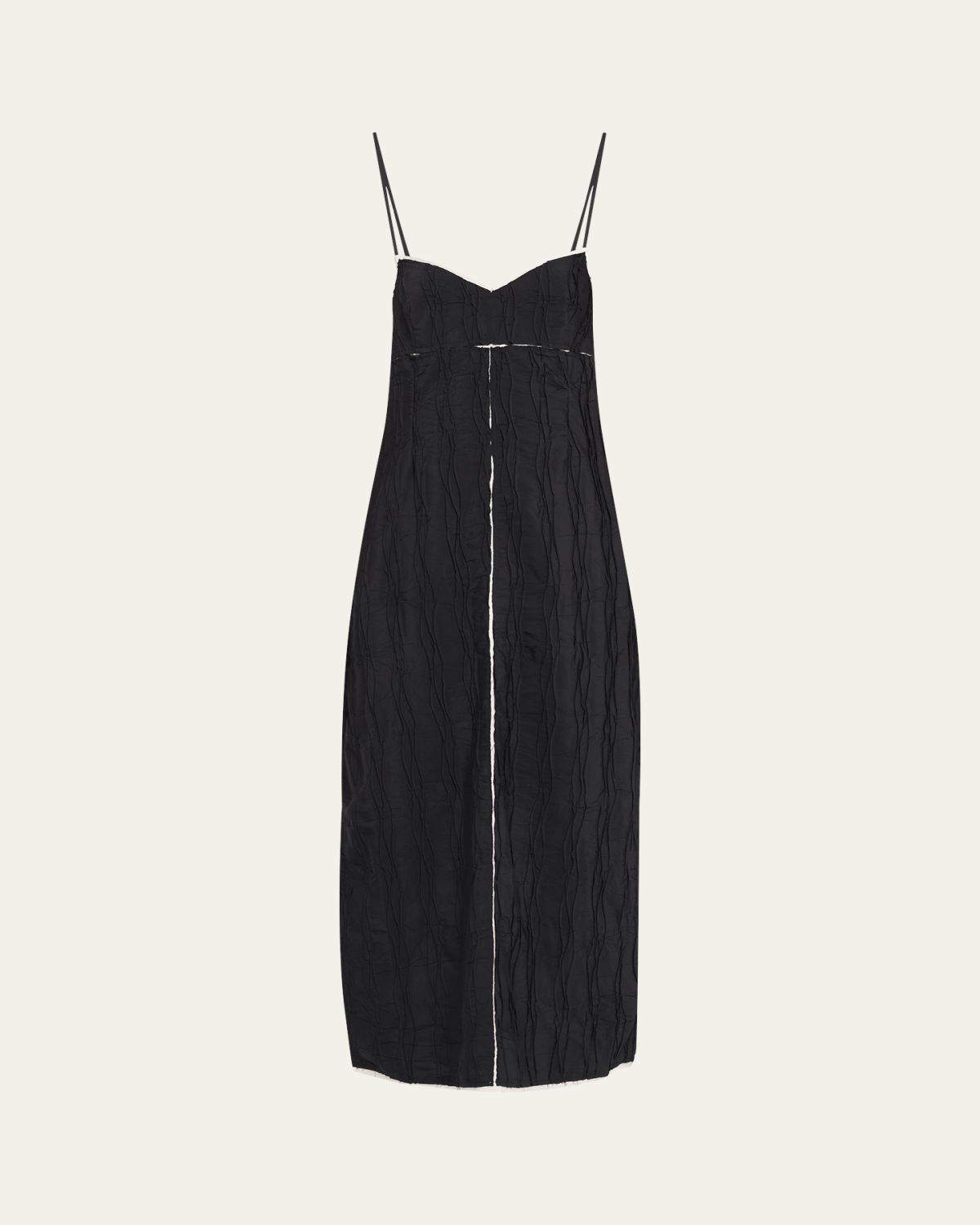 SIMKHAI Leah Textured Sleeveless Midi Dress