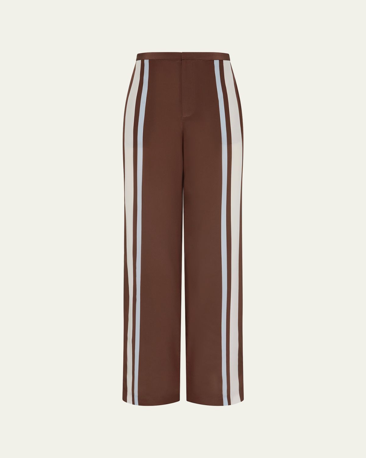SIR Marais Striped Silk Crepe Trousers