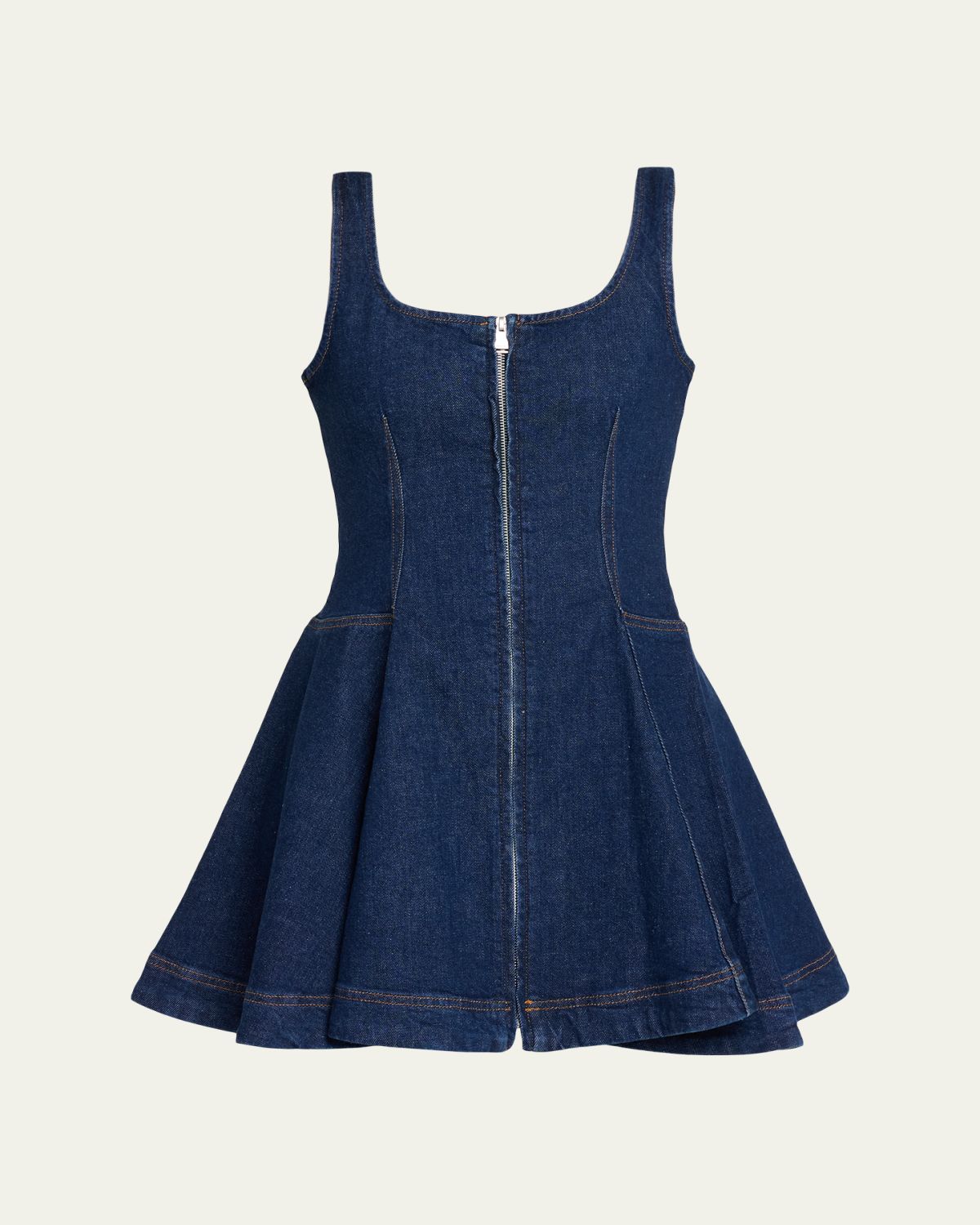 SIMKHAI Eleodra Denim Mini Dress