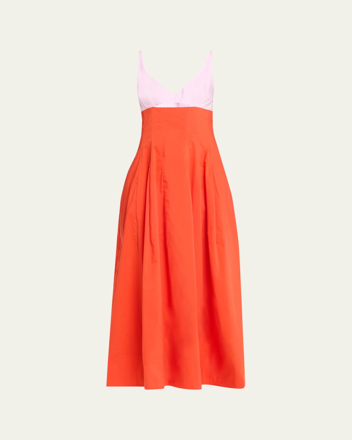 SIMKHAI Maddy Cotton Cut-Out Maxi Dress