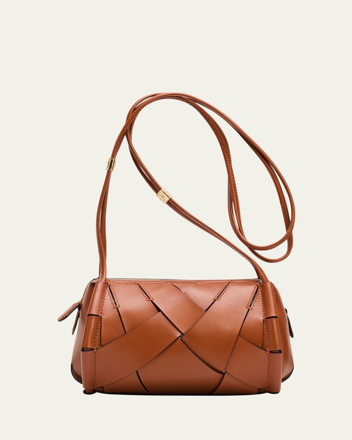 Ulla Johnson Charlotte Woven Leather Camera Bag