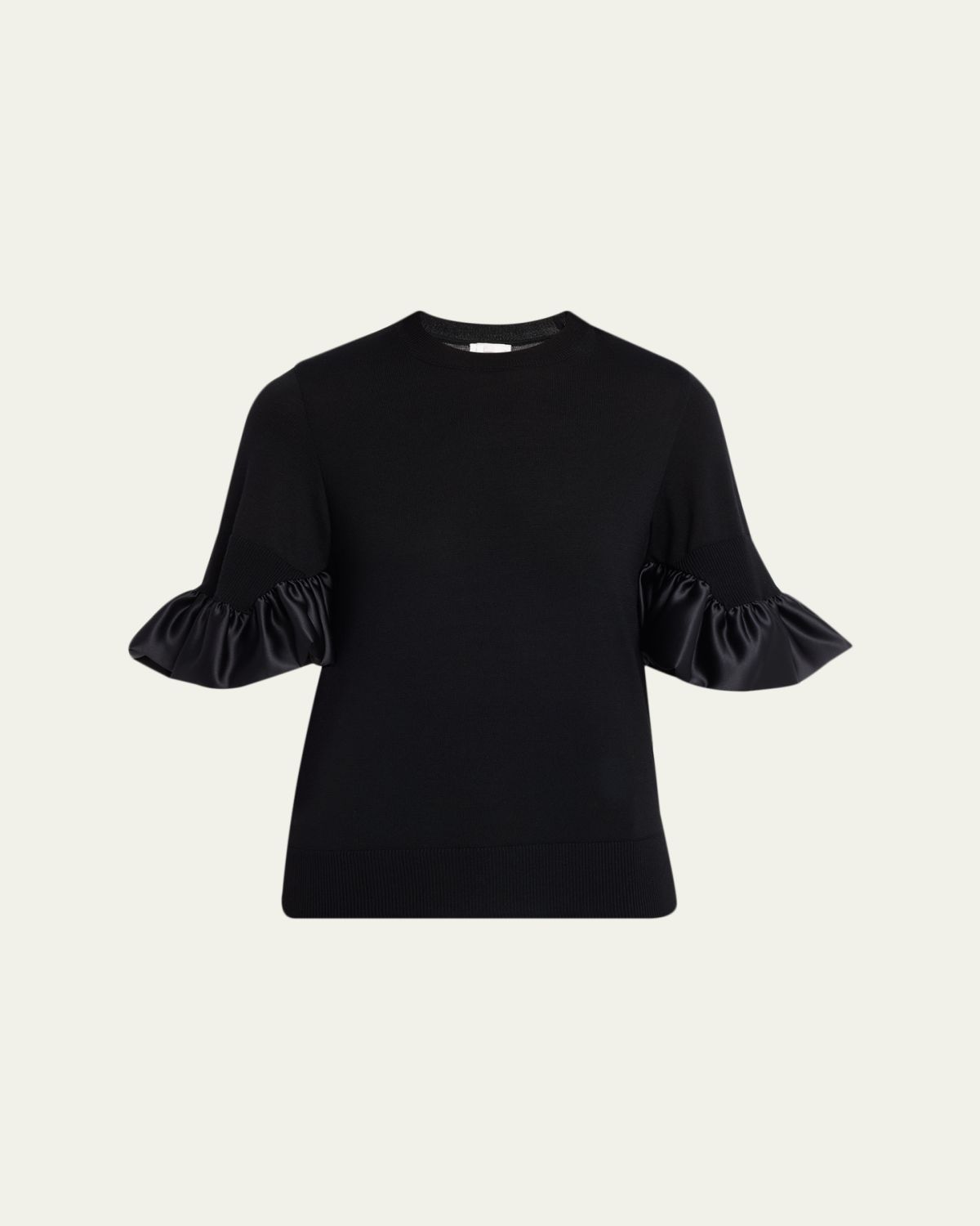 Noir Kei Ninomiya Ruffled-Cuff Wool Sweater | Thumbnail 6 Noir Kei Ninomiya Ruffled-Cuff Wool Sweater | Thumbnail 6