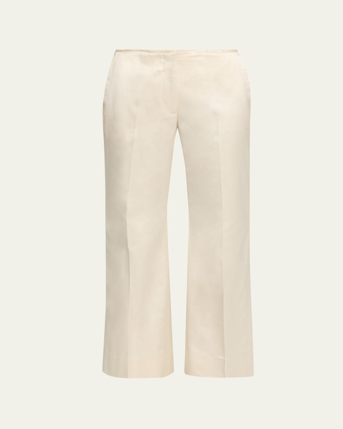 Toteme Kick Flare Raw-Edge Trousers