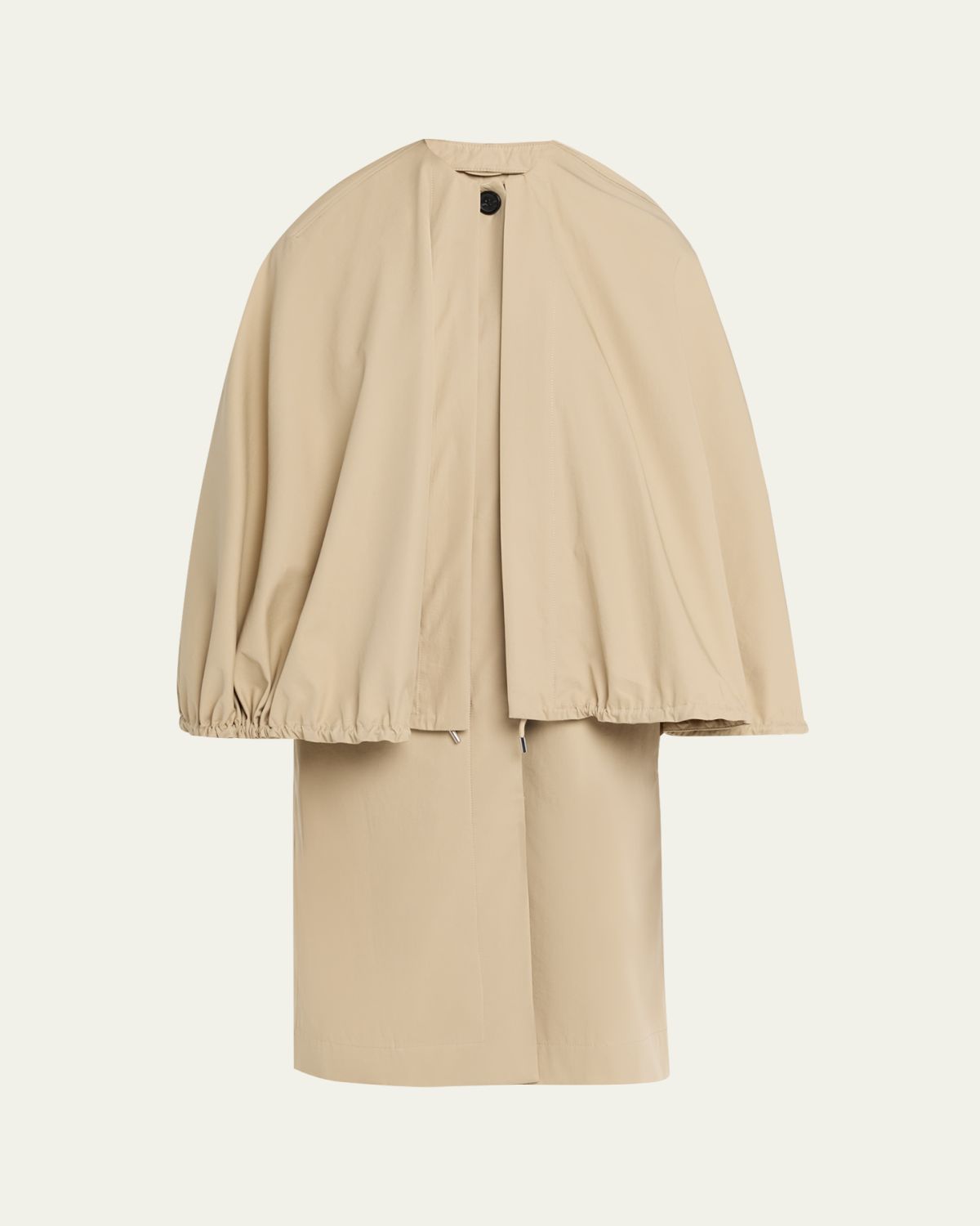 Toteme Detachable Cape Cotton Coat